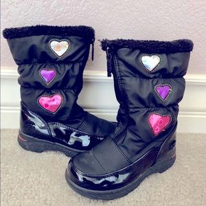 TOTES Heart Toddler Waterproof Boots